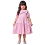 Vestido Rosa Classic Laço Rodado Anime