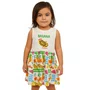 Vestido Silk  Saia Mucha Fruta Branco Fabula
