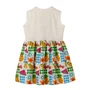 Vestido Silk  Saia Mucha Fruta Branco Fabula