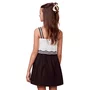 Vestido Top tricot Saia Off White I Am