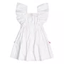 Vestido Tricoline Cerejinhas Off White Momi