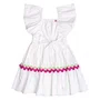 Vestido Tricoline Cerejinhas Off White Momi
