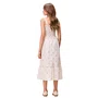 Vestido Tricoline Midi Margaridas Authoria