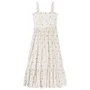 Vestido Tricoline Midi Margaridas Authoria