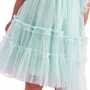 Vestido Tule Bordado Brilhos Verde Agua Petit Cherie