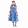 Vestido Tule Bordados Pérolas e Cristais Ninive Pituchinhus