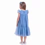Vestido Tule Bordados Pérolas e Cristais Ninive Pituchinhus