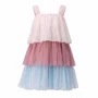 Vestido Tule Color Camadas Petit Cherie