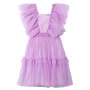Vestido Tule Lilas Manga Bababos Anime