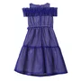 Vestido Tule Marinho Bordado Anime
