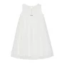 Vestido Tule Maxi Flor Off White Pituchinhus