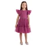 Vestido Tule Rodado Marsalla Petit Cherie