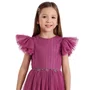 Vestido Tule Rodado Marsalla Petit Cherie