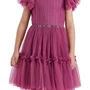 Vestido Tule Rodado Marsalla Petit Cherie
