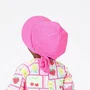 Viseira Proteção Malu Euforia Rosa Neon Siri Kids